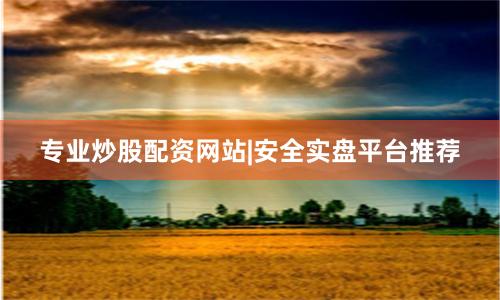 专业炒股配资网站|安全实盘平台推荐